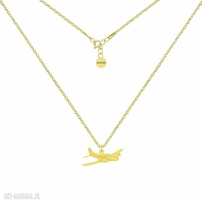 naszyjniki: NASZYJNIK z samolotem PASSION Autorskie