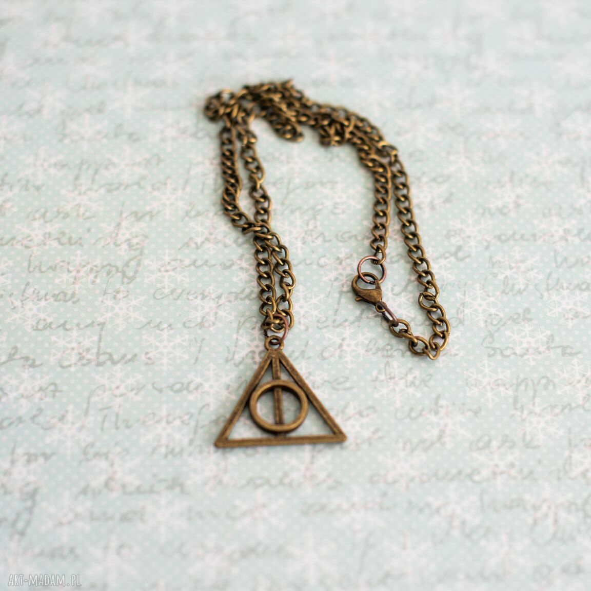 Naszyjnik Insygnia Śmierci - Smokus Pokus (Harry Potter) - ręcznie robiony wisiorek