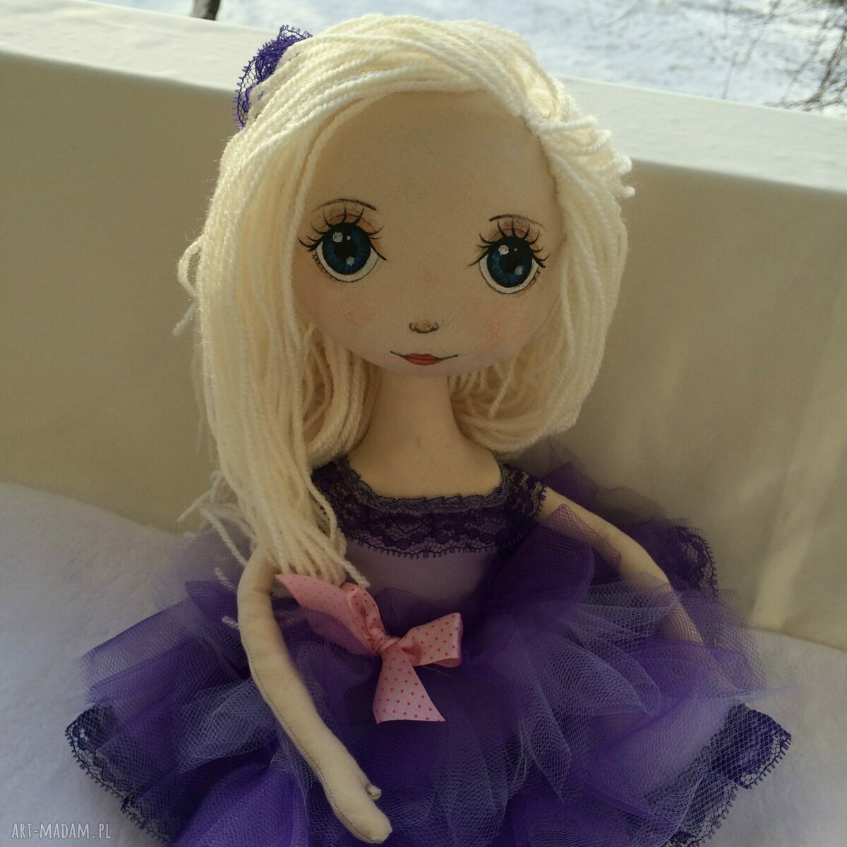Natalia - lalka baletnica handmade 56 cm