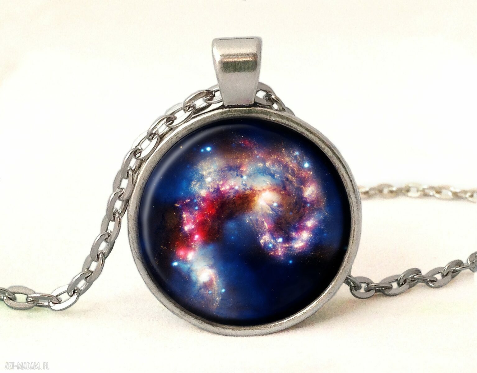 Nebula - duże kolczyki wiszące kosmos Galaxy