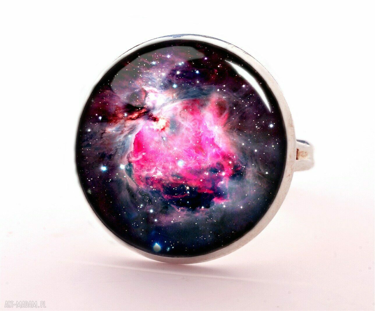 naszyjniki: Nebula Medalion z łańcuszkiem Hand Made