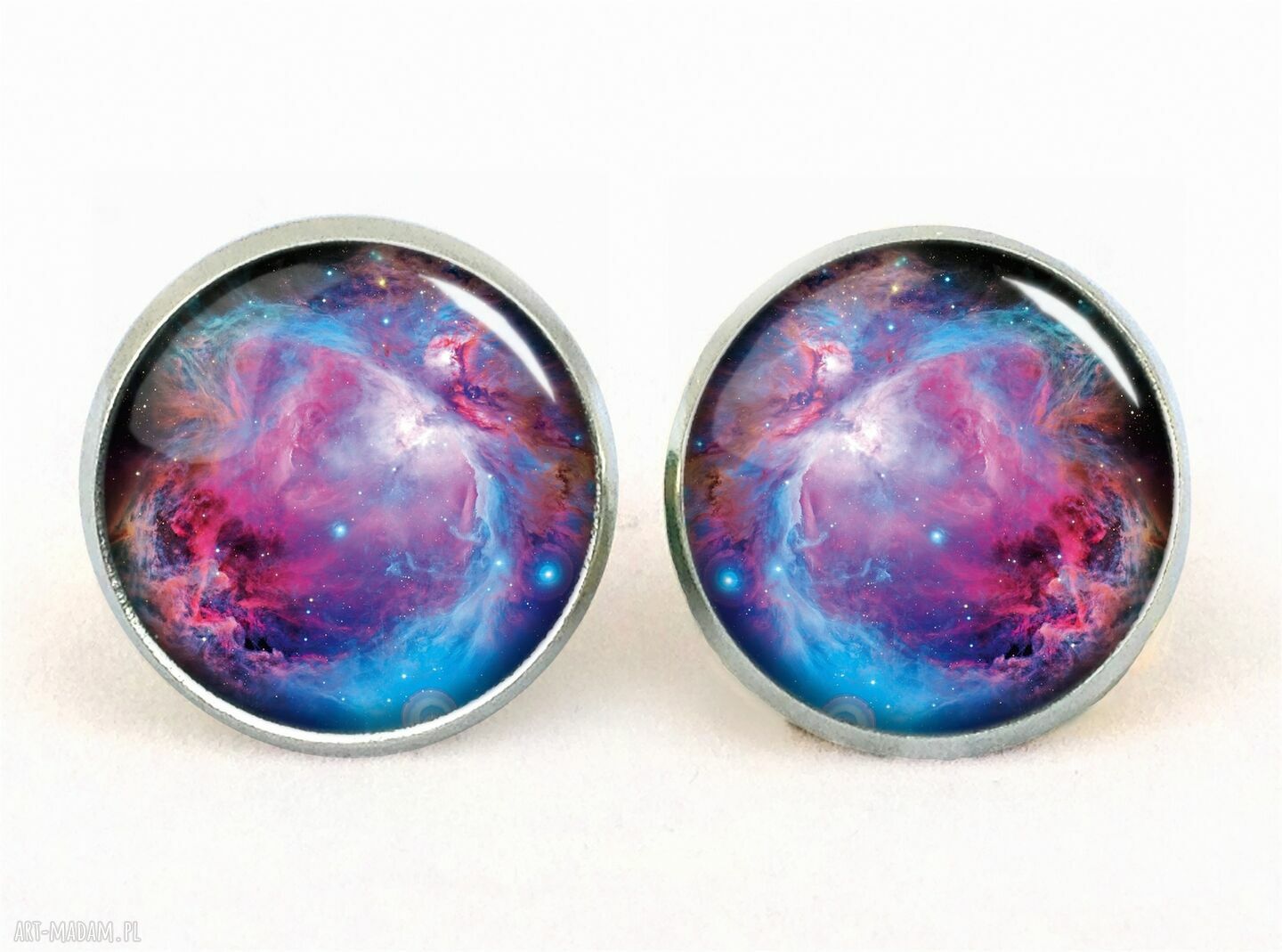 naszyjniki: Nebula Medalion z łańcuszkiem Hand Made