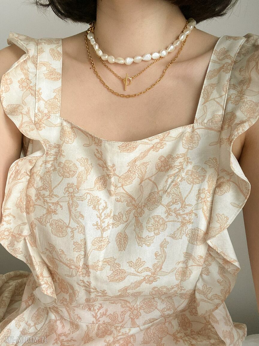 naszyjniki: Srebrny masywny łańcuszek z ozdobnym zapięciem Autorskie