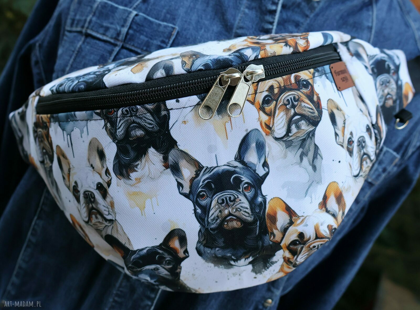 Nerka buldogi rozmiar L - ręcznie robiona