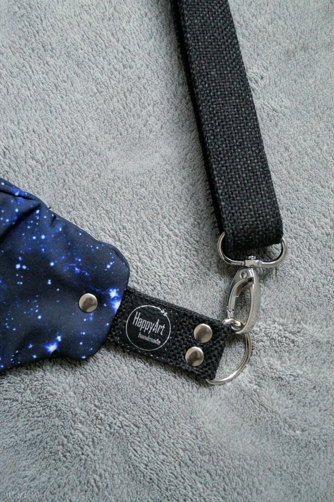 Nerka damska XXL Galaktyka - mini plecak na ukos