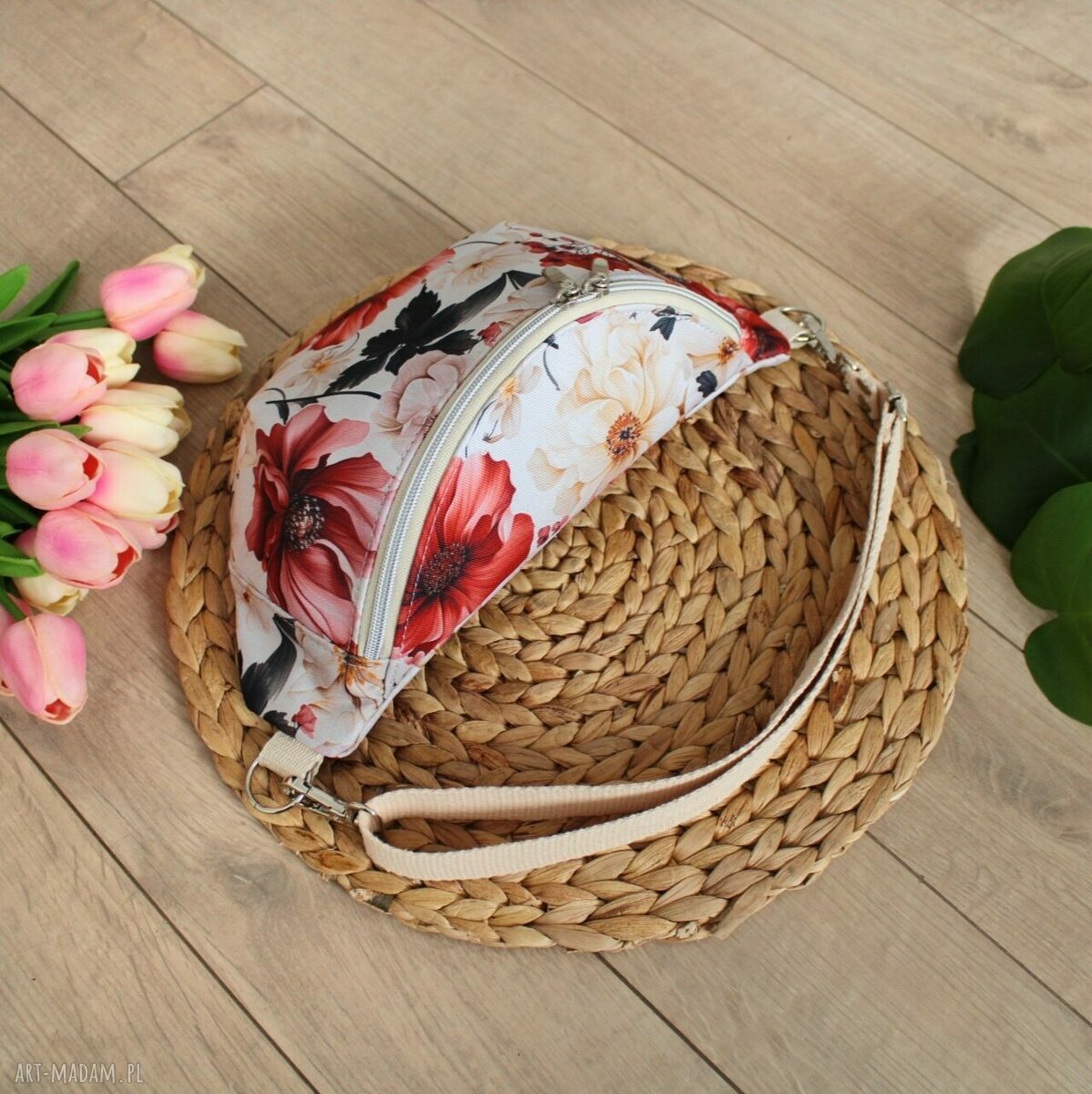 nerki: Nerka damska w maki, wodoodporna Handmade