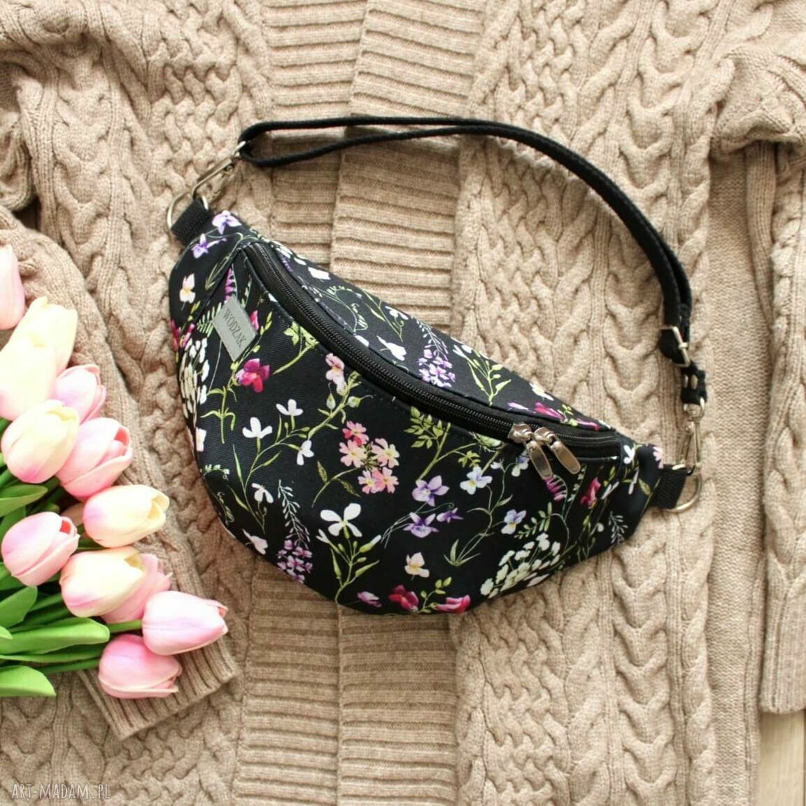 nerki: Nerka damska w wiosenną łąkę, wodoodporna Hand Made