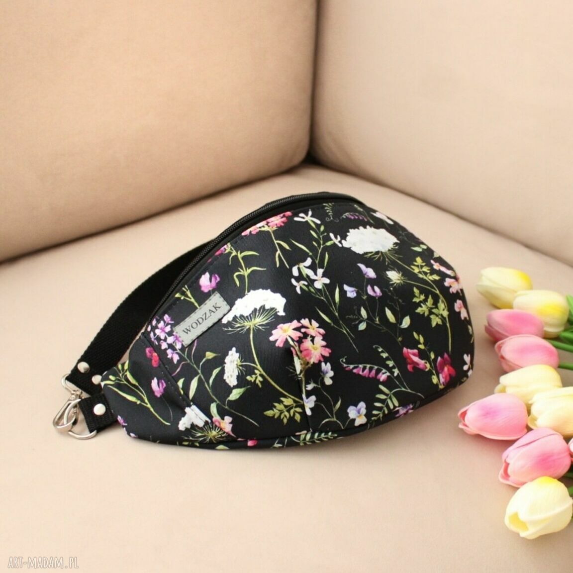 nerki: Nerka damska w wiosenną łąkę, wodoodporna Hand Made