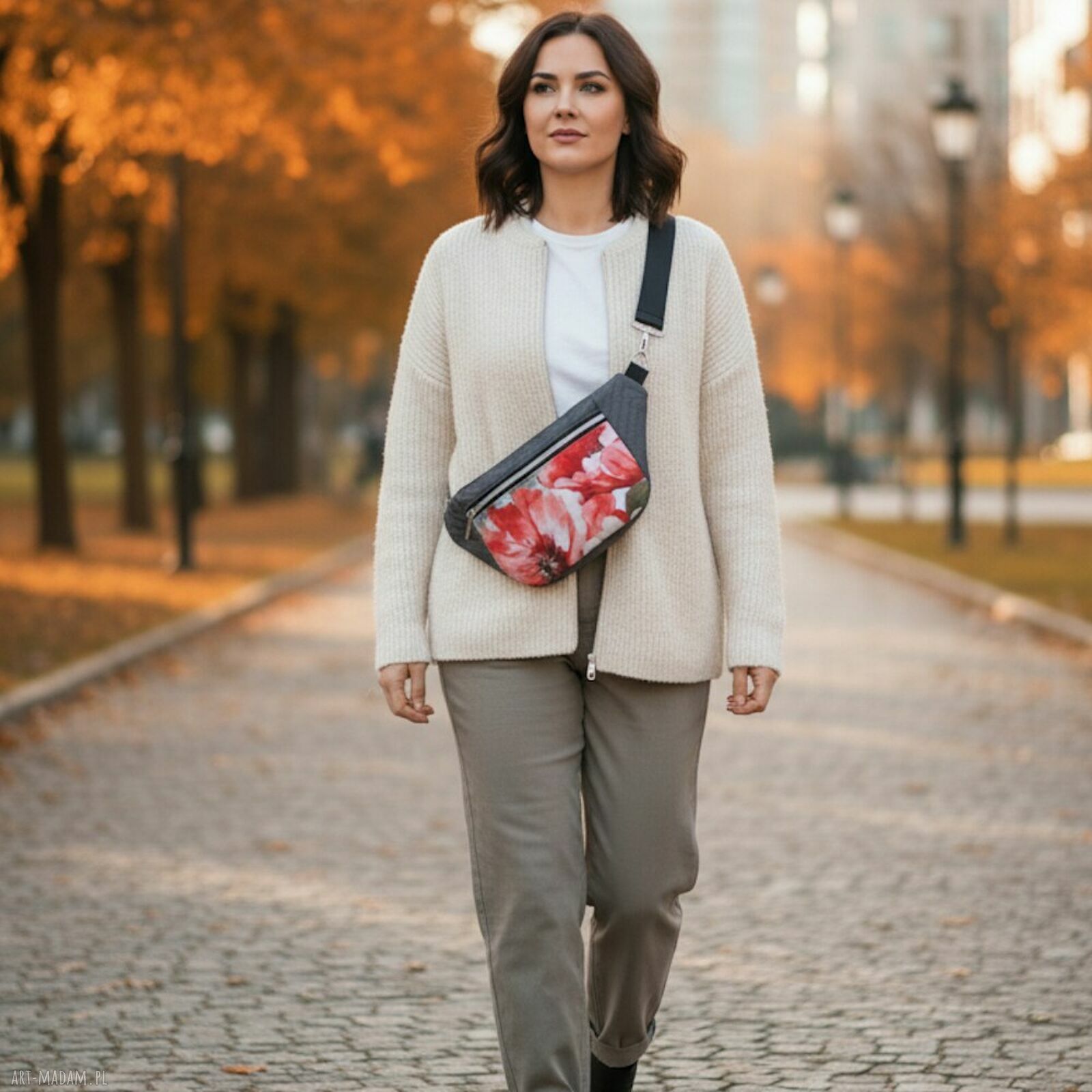 Nerka damska wodoodporna Emma w modnym wzorze