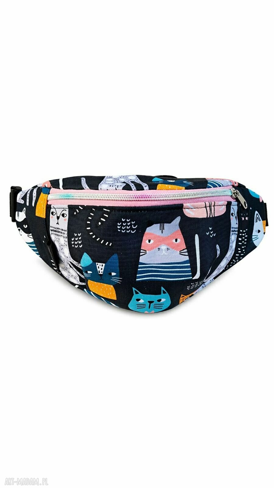 Nerka dziecięca Koty - wodoodporna handmade z regulowanym paskiem