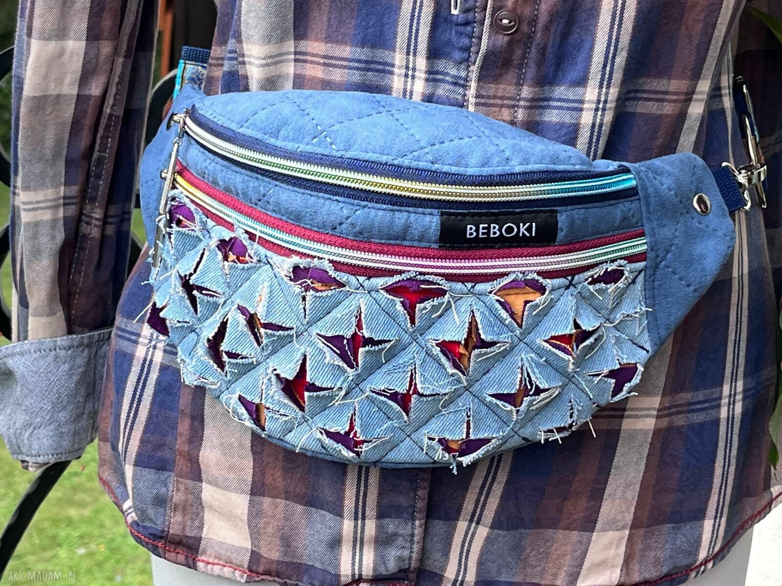 Nerka ekozamsz i denim BEBOKI „Denim Spirit” rozmiar M - miniportfelik gratis