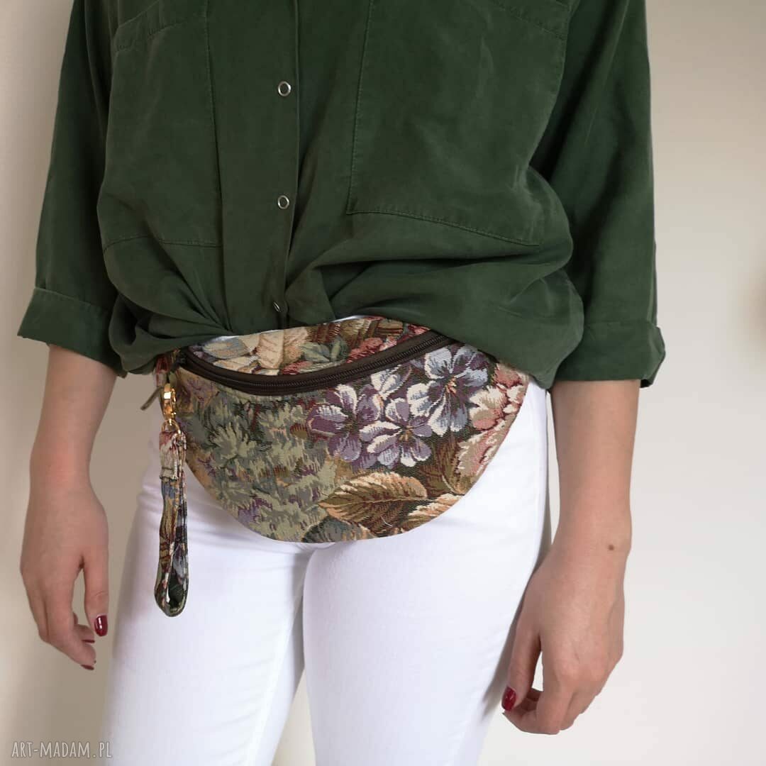 Nerka Gobelin - handmade w kwiaty (unikat)