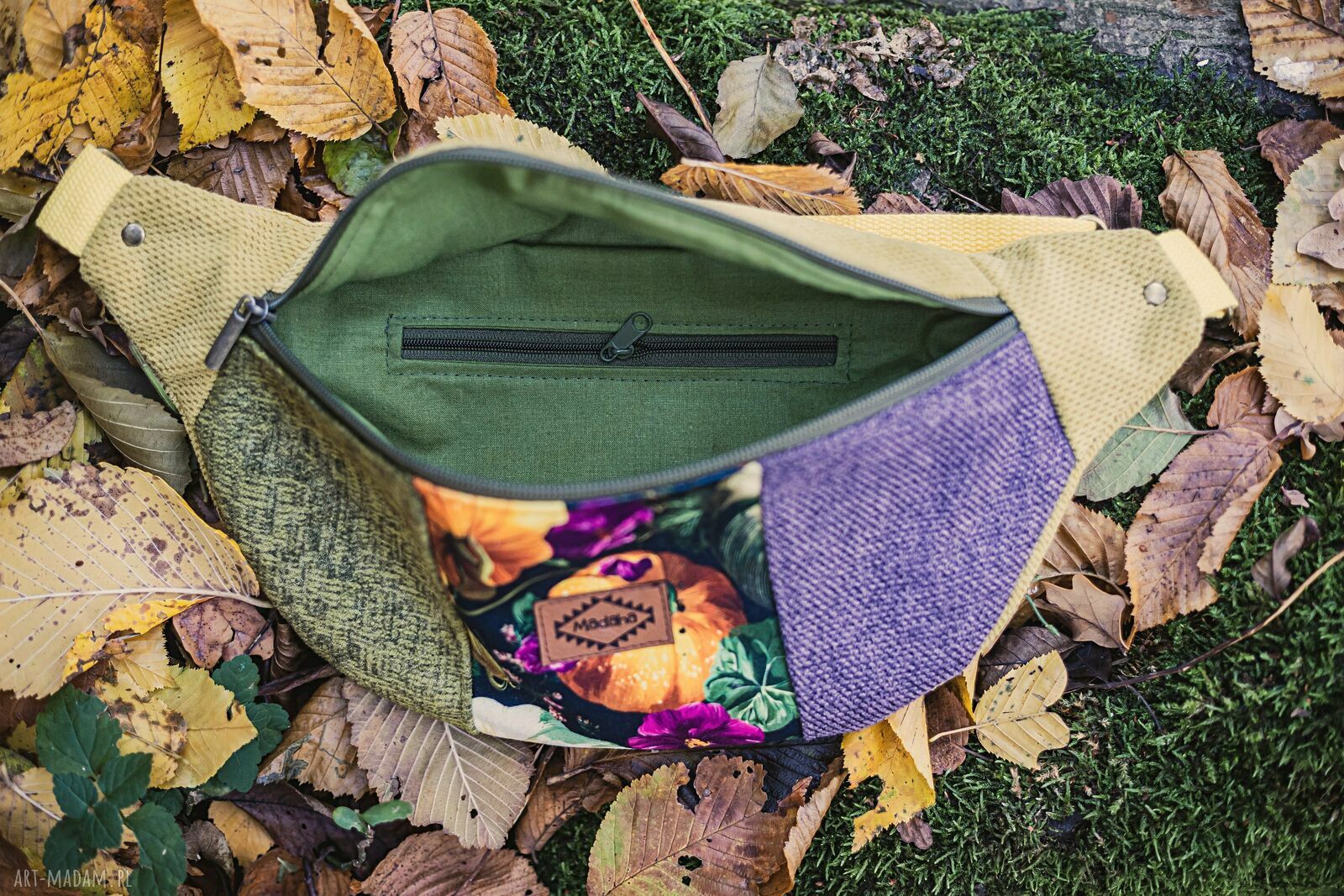 Nerka handmade patchwork - wygodna saszetka na co dzień