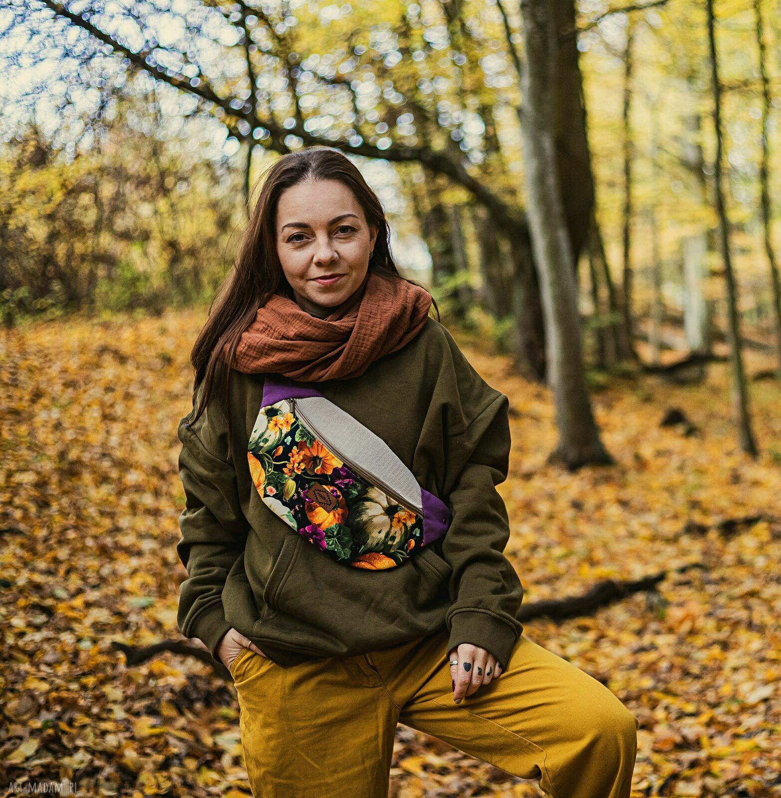 Podgląd projektu nerki handmade na zamówienie