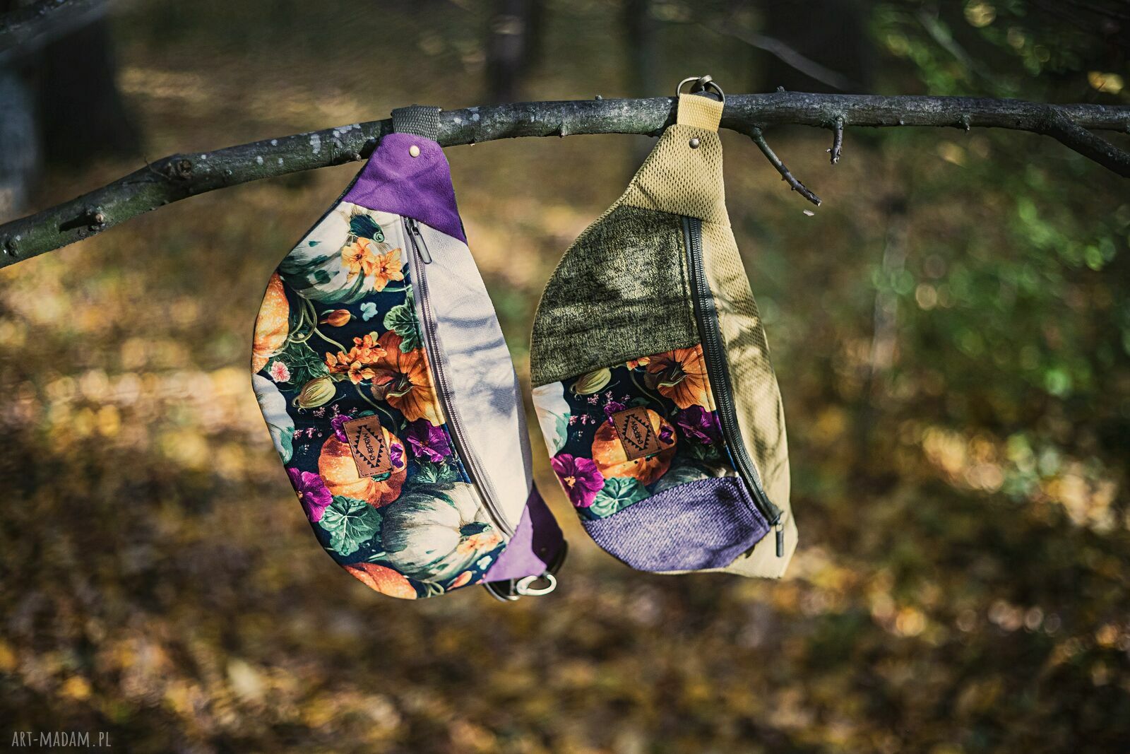 Nerka handmade patchwork - wygodna saszetka na co dzień