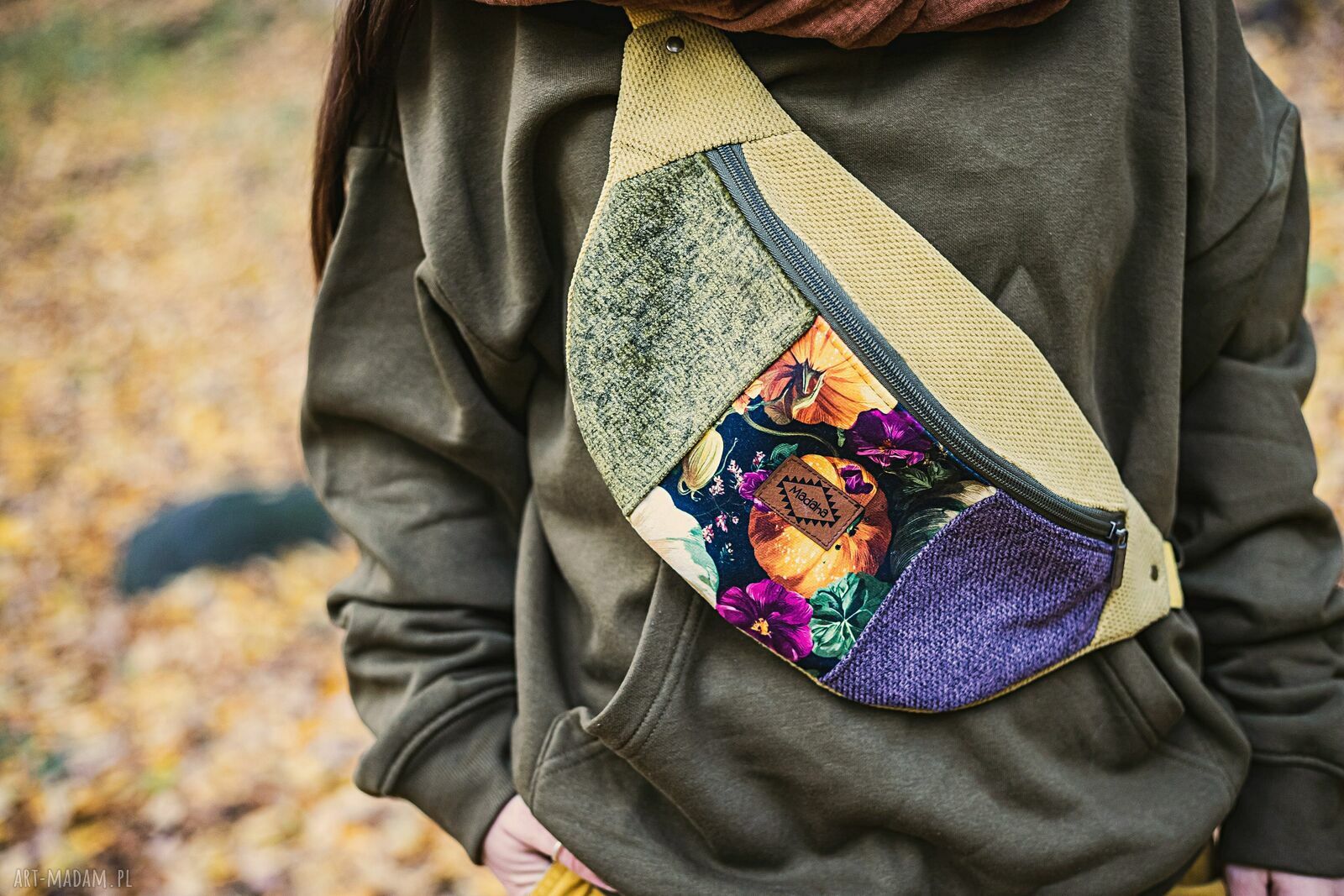 Nerka handmade patchwork - wygodna saszetka na co dzień