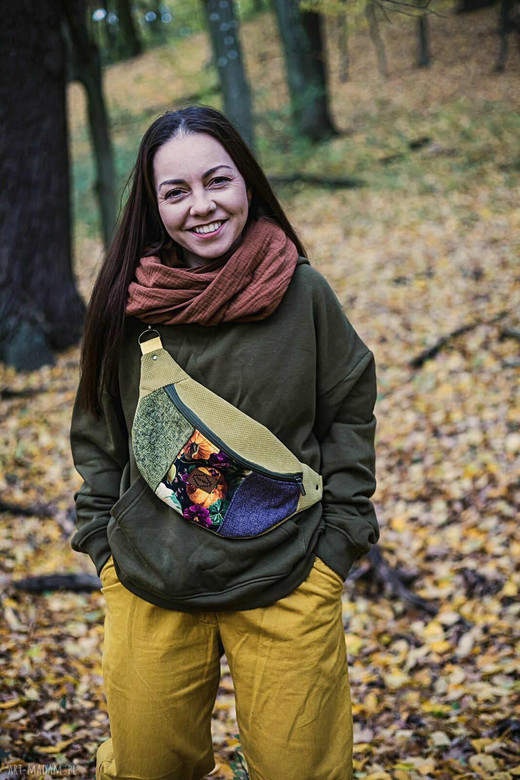 Nerka handmade patchwork - wygodna saszetka na co dzień