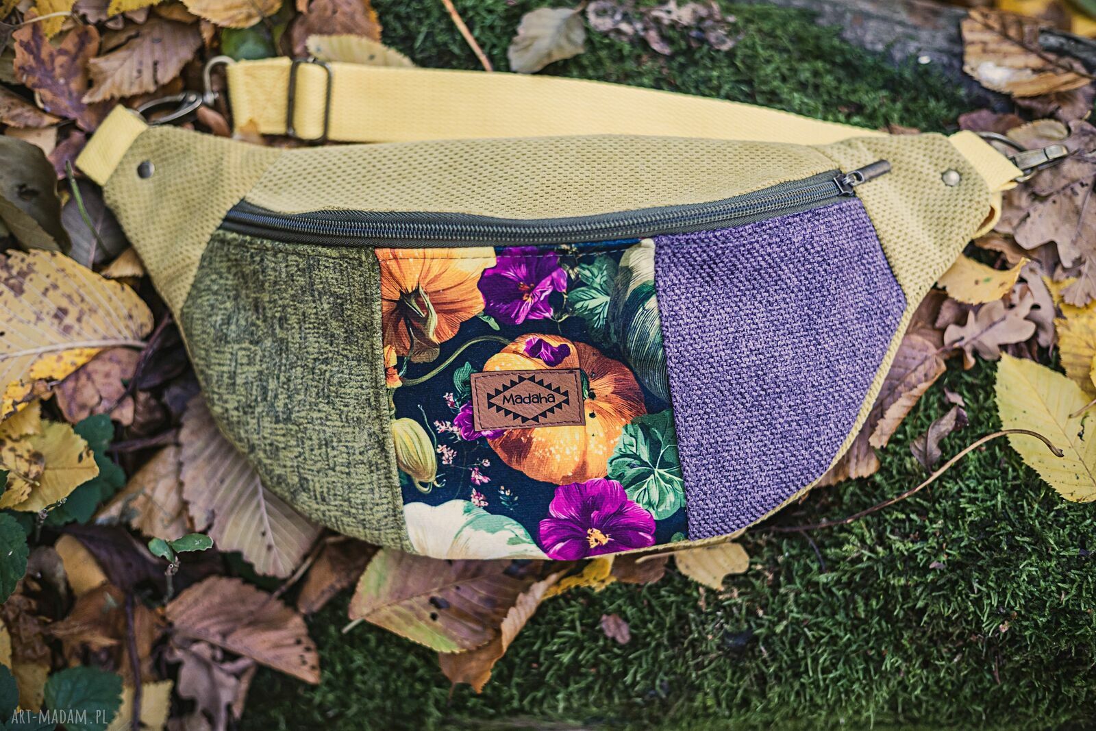 Nerka handmade patchwork - wygodna saszetka na co dzień