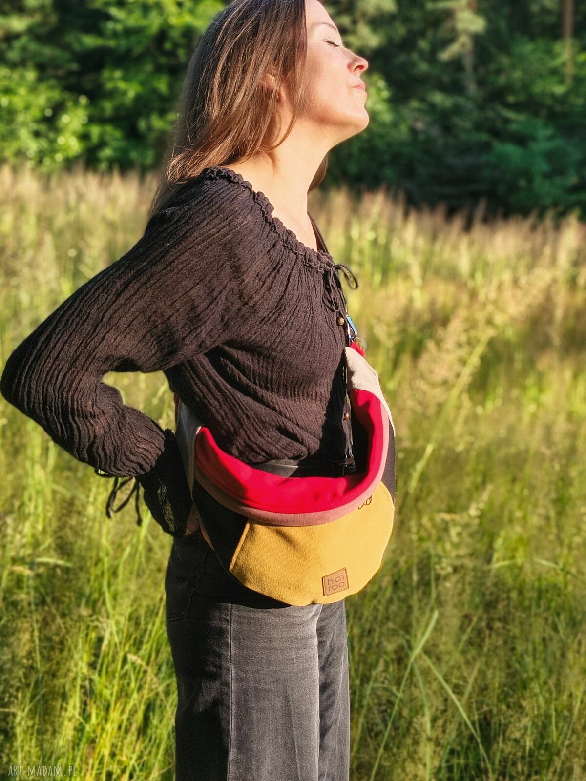 Nerka Haru kolorowa bawełniana na co dzień - handmade