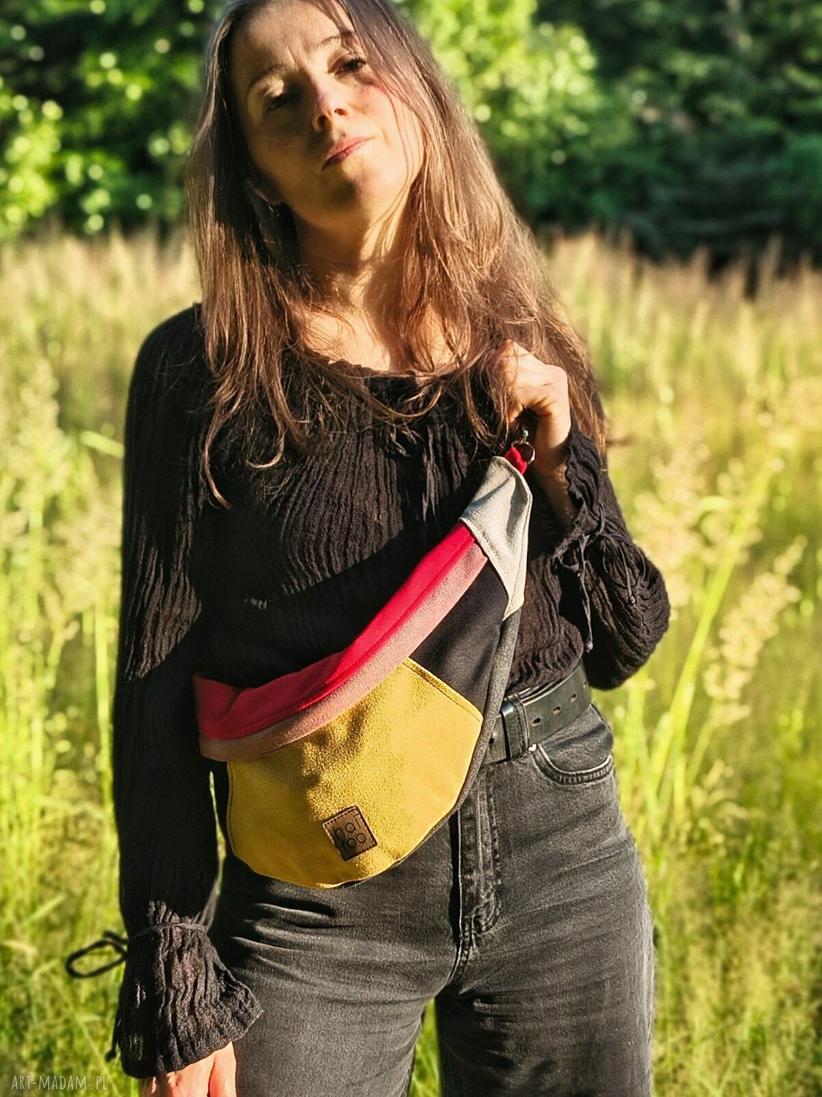 Nerka Haru kolorowa bawełniana na co dzień - handmade