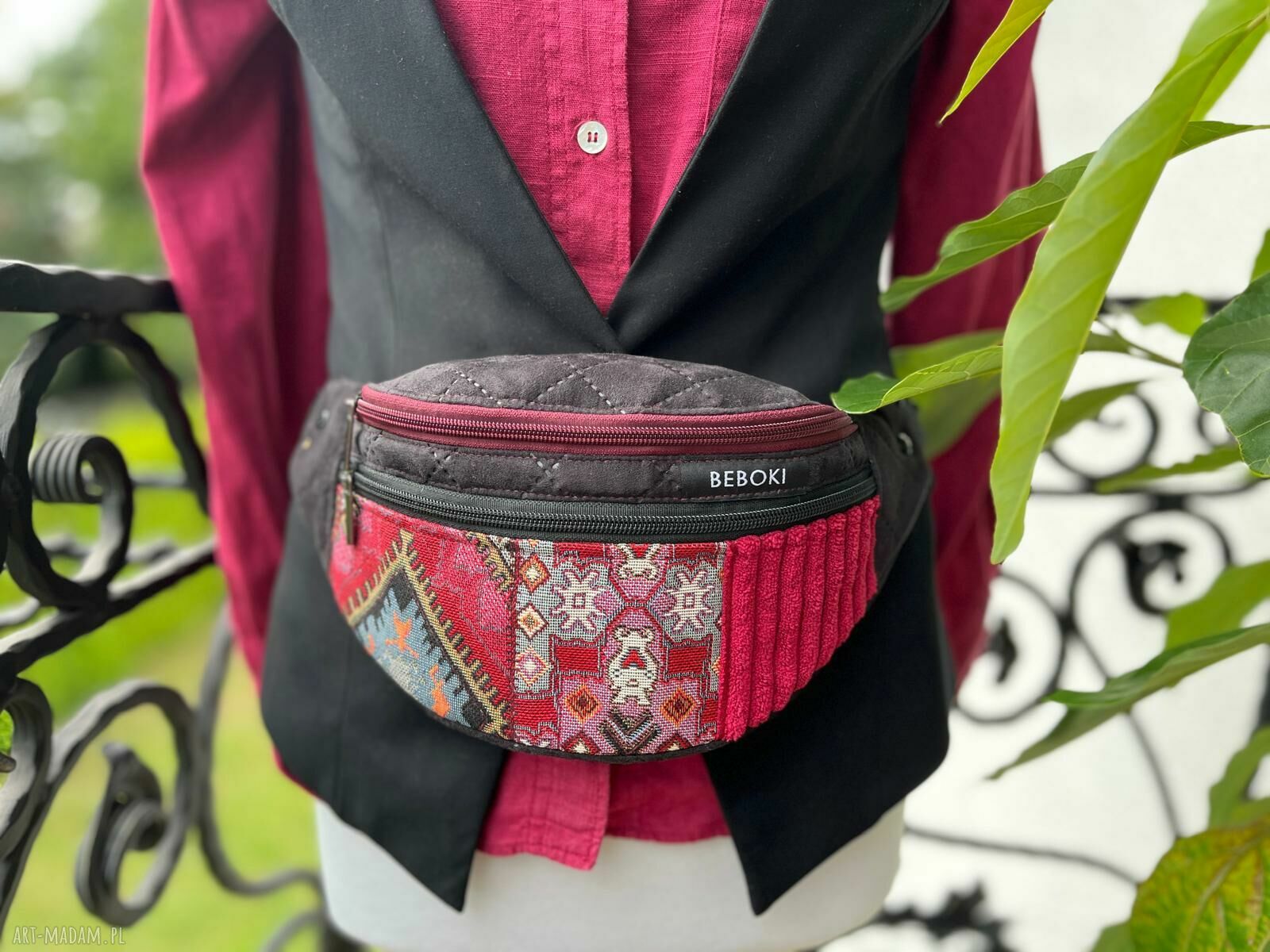 Nerka M mini z ekozamszu Persian Tale - wygodny handmade na co dzień