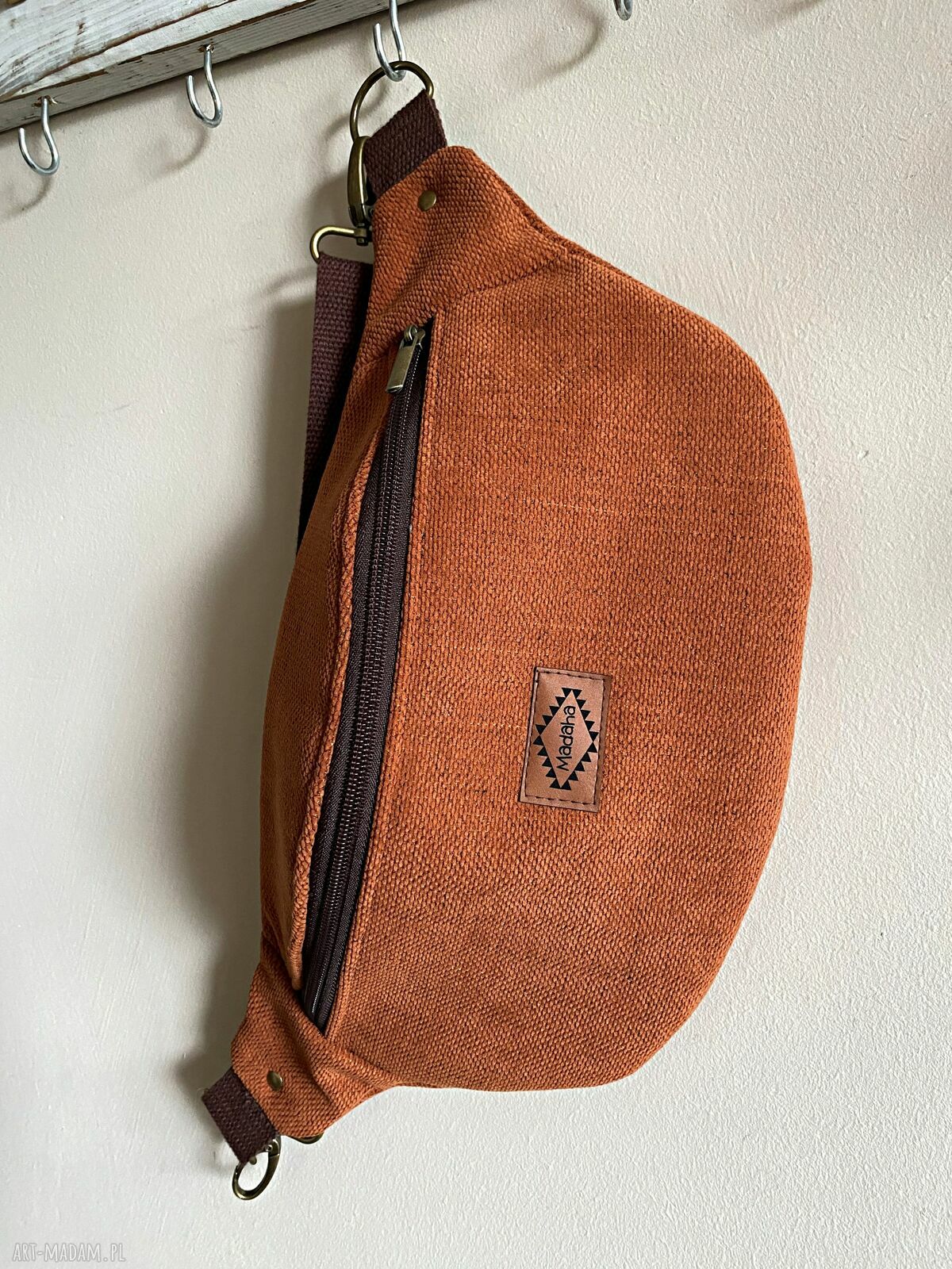 Ruda nerka-saszetka handmade - praktyczna i wyjątkowa na co dzień
