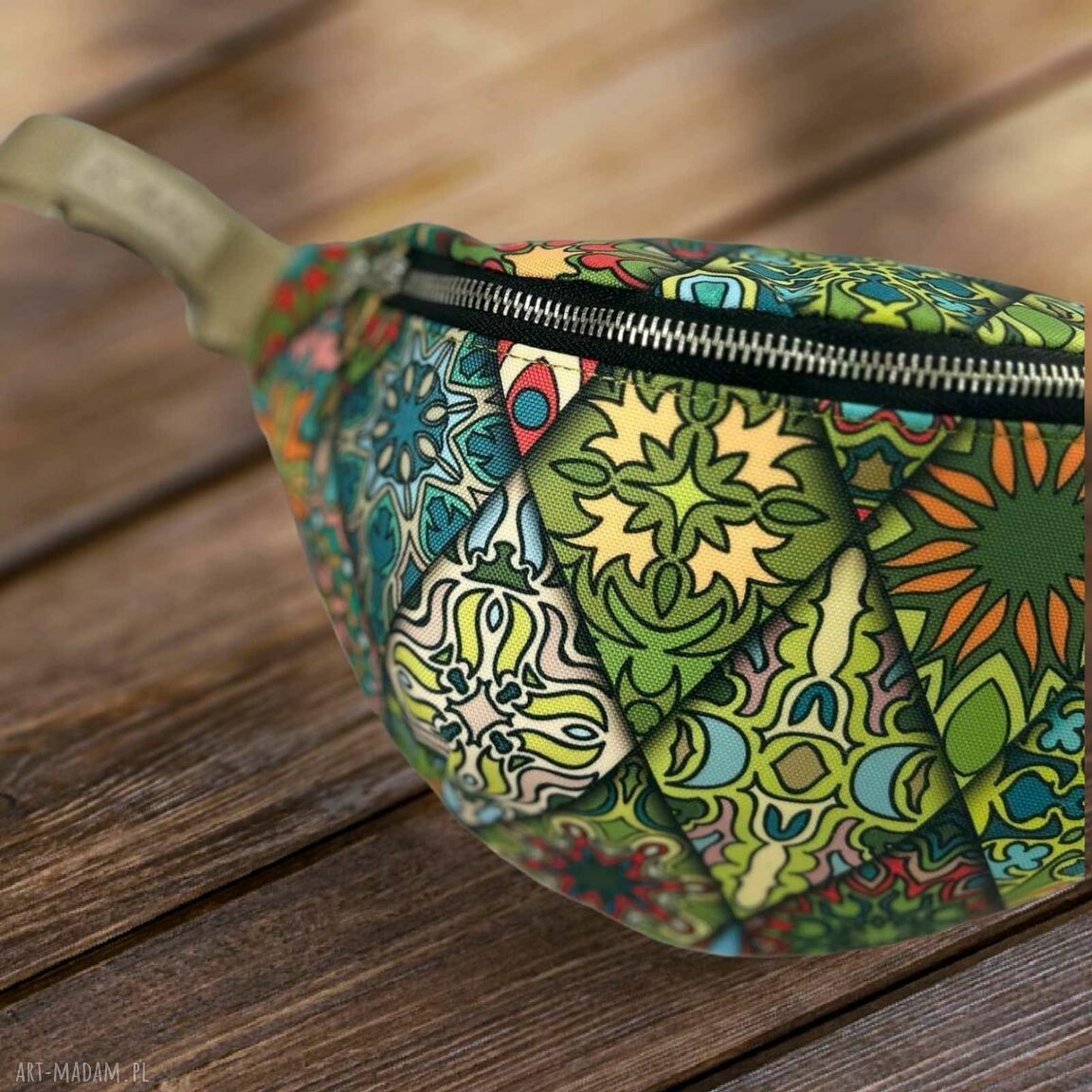Nerka XL wodoodporna w marokańskie kafelki - saszetka handmade