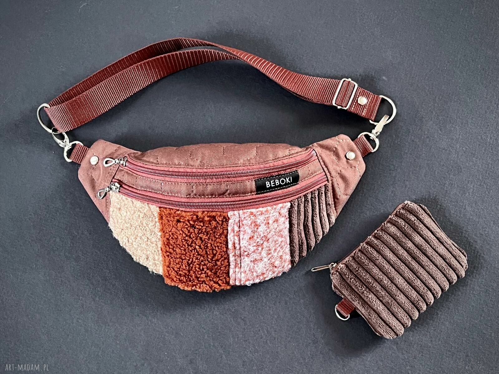 Nerka torebka MOCCO patchwork, rozmiar M - miniportfel gratis