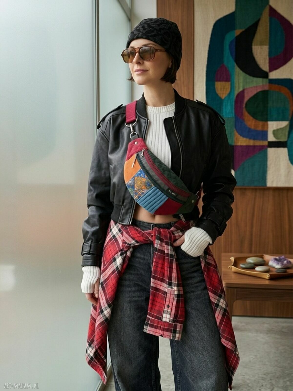 Nerka „Vivid Journey” Patchwork BEBOKI M z mini-portfelikiem gratis