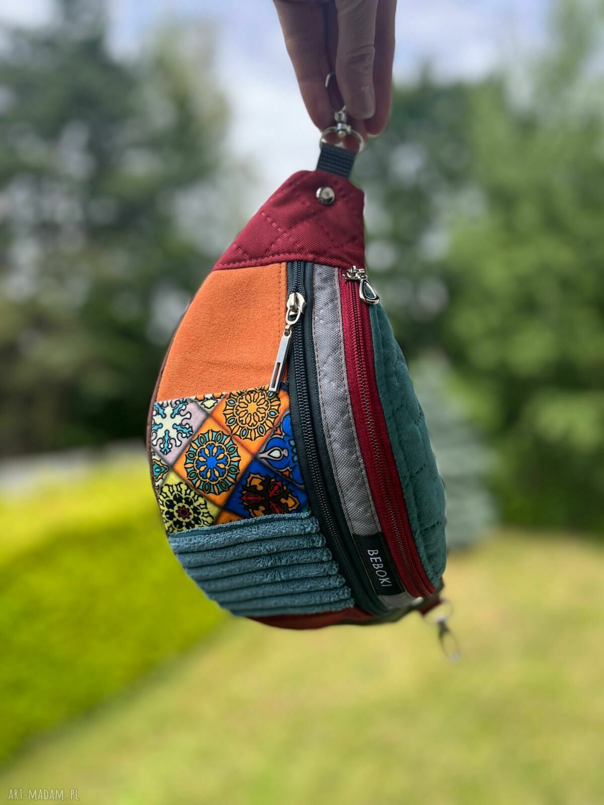Nerka „Vivid Journey” Patchwork BEBOKI M z mini-portfelikiem gratis