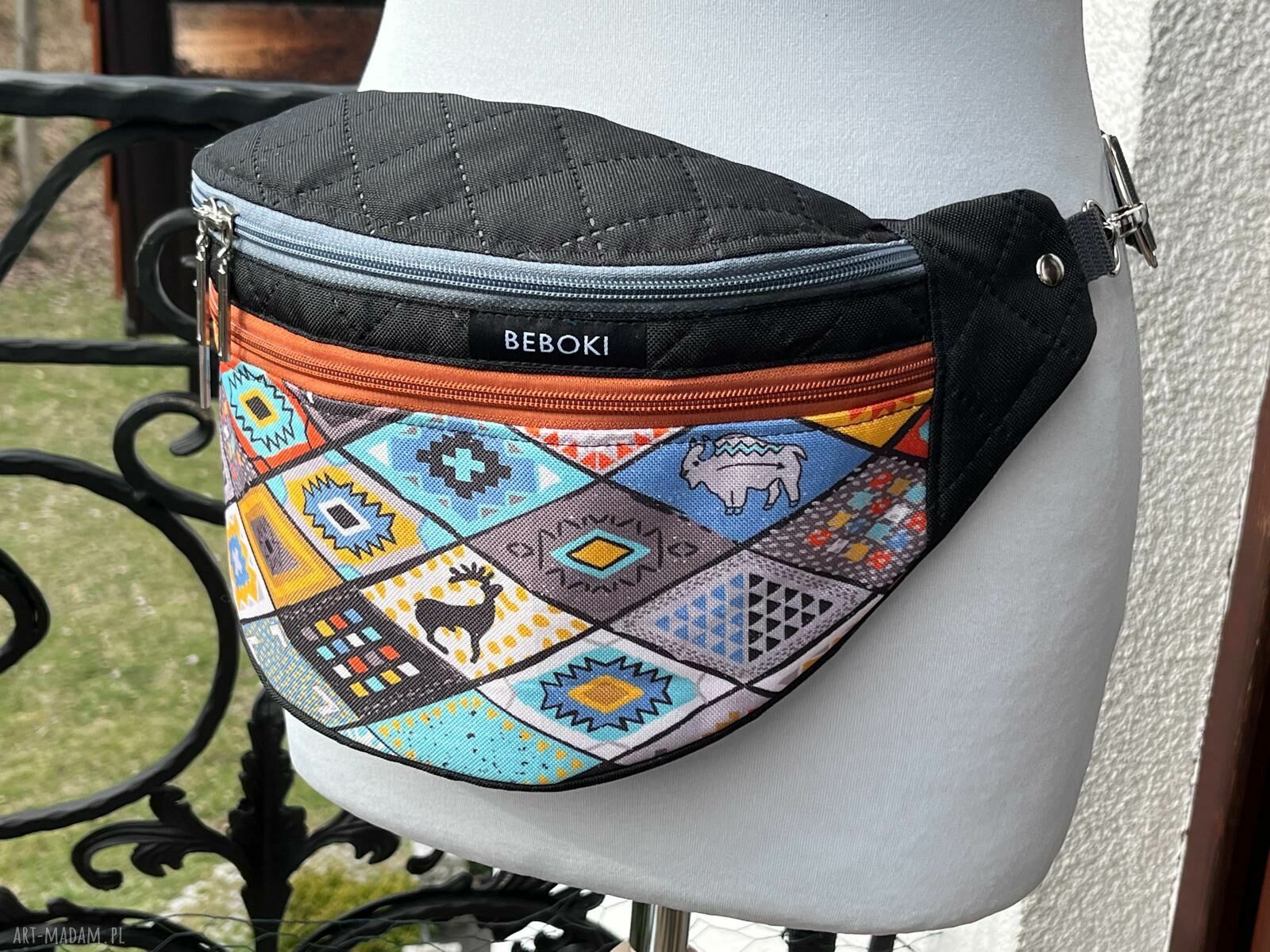 Nerka XL Etno Outdoor z wodoodpornych tkanin - miniportfel gratis