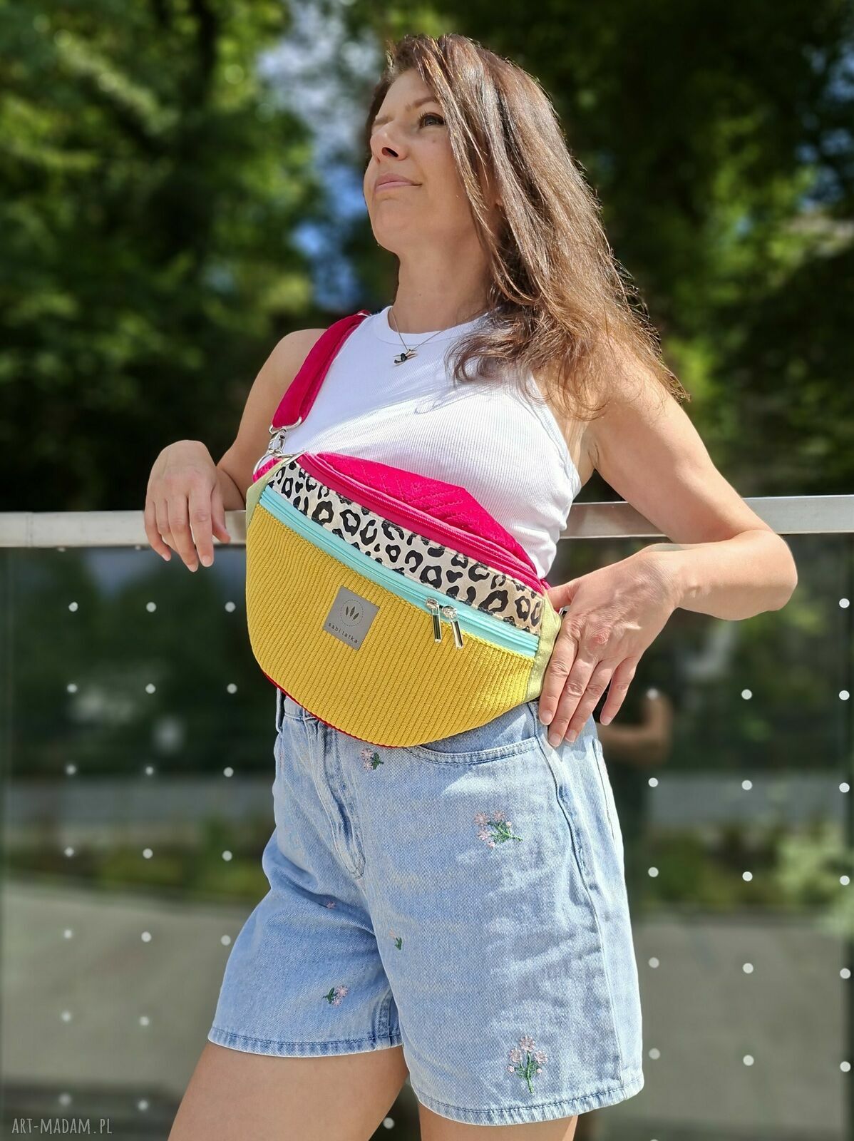 Nerka XL Boa Vista - kolorowa damska nerka na ramię