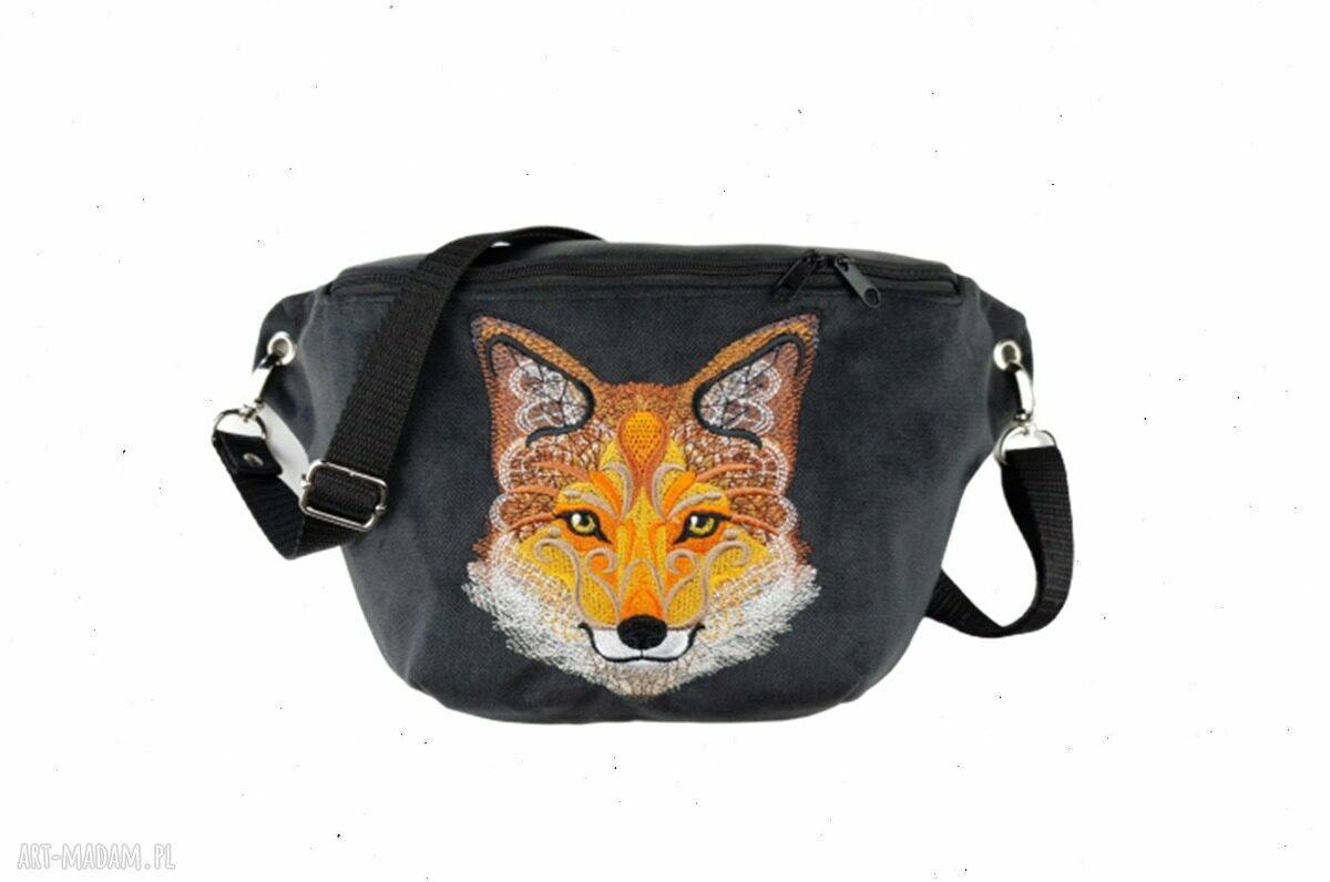 Nerka xxl lisem las oversize unisex haft uszyta tkaniny