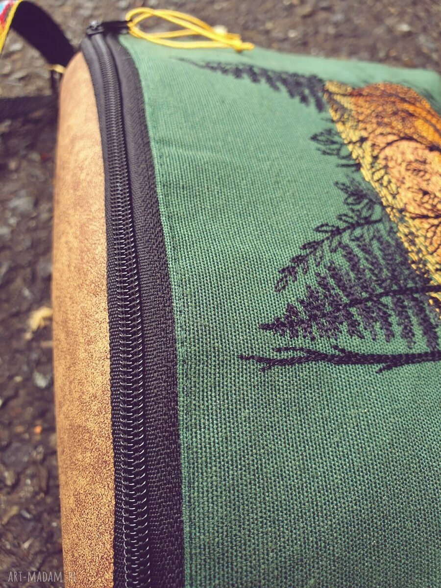 Nerka lisek na bawełnie – handmade (lisek, saszetka na ramię)