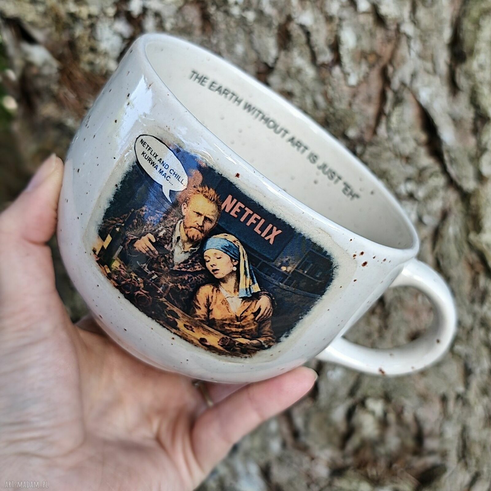 Netflix and Chill - kubek ceramiczny XXL 600 ml
