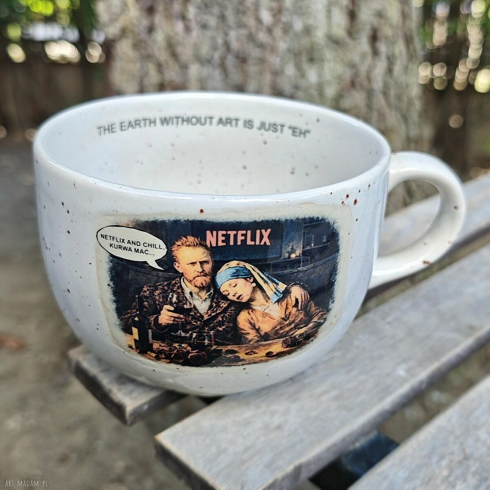 Netflix and Chill - kubek ceramiczny XXL 600 ml