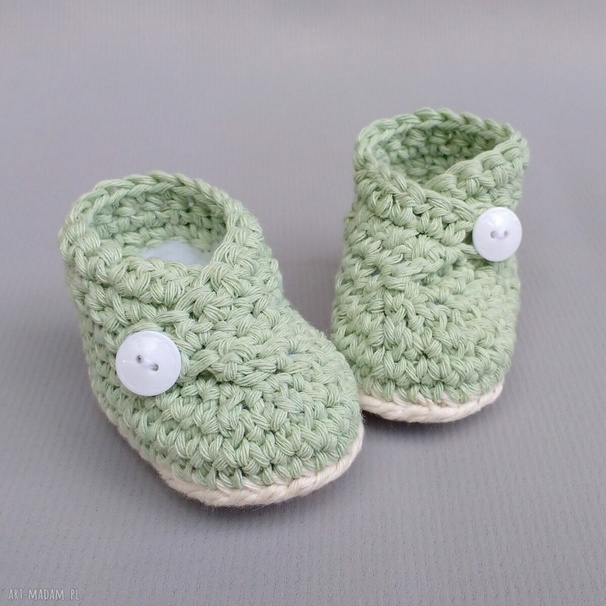 Miękkie buciki newborn z bawełny 100% - na prezent na narodziny
