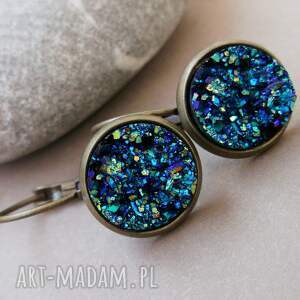 druzy kolczyki 12 mm