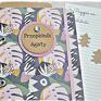 niepowtarzalne scrapbooking notesy monstera niekończący się przepiśnik imienny