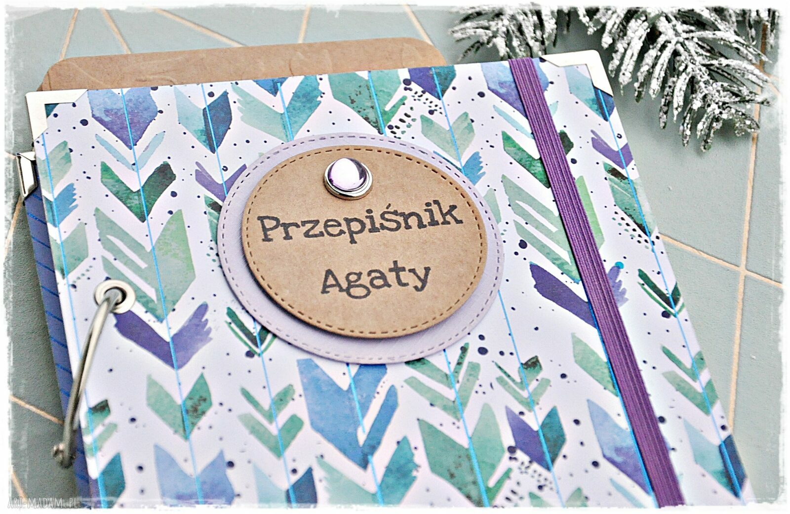 Niekończący się Przepiśnik z personalizacją ręczne wykonanie