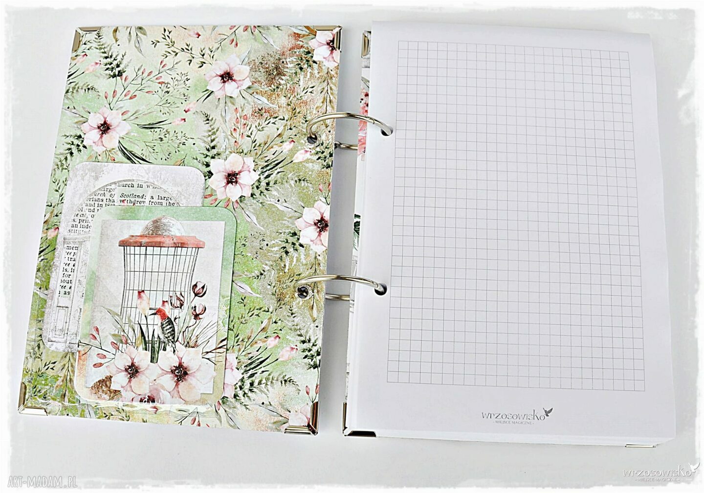 Romantyczny pamiętnik niekończący się ręcznie robione scrapbooking notesy