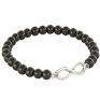 ręcznie wykonane bransoletki simply charm black jade with infinity