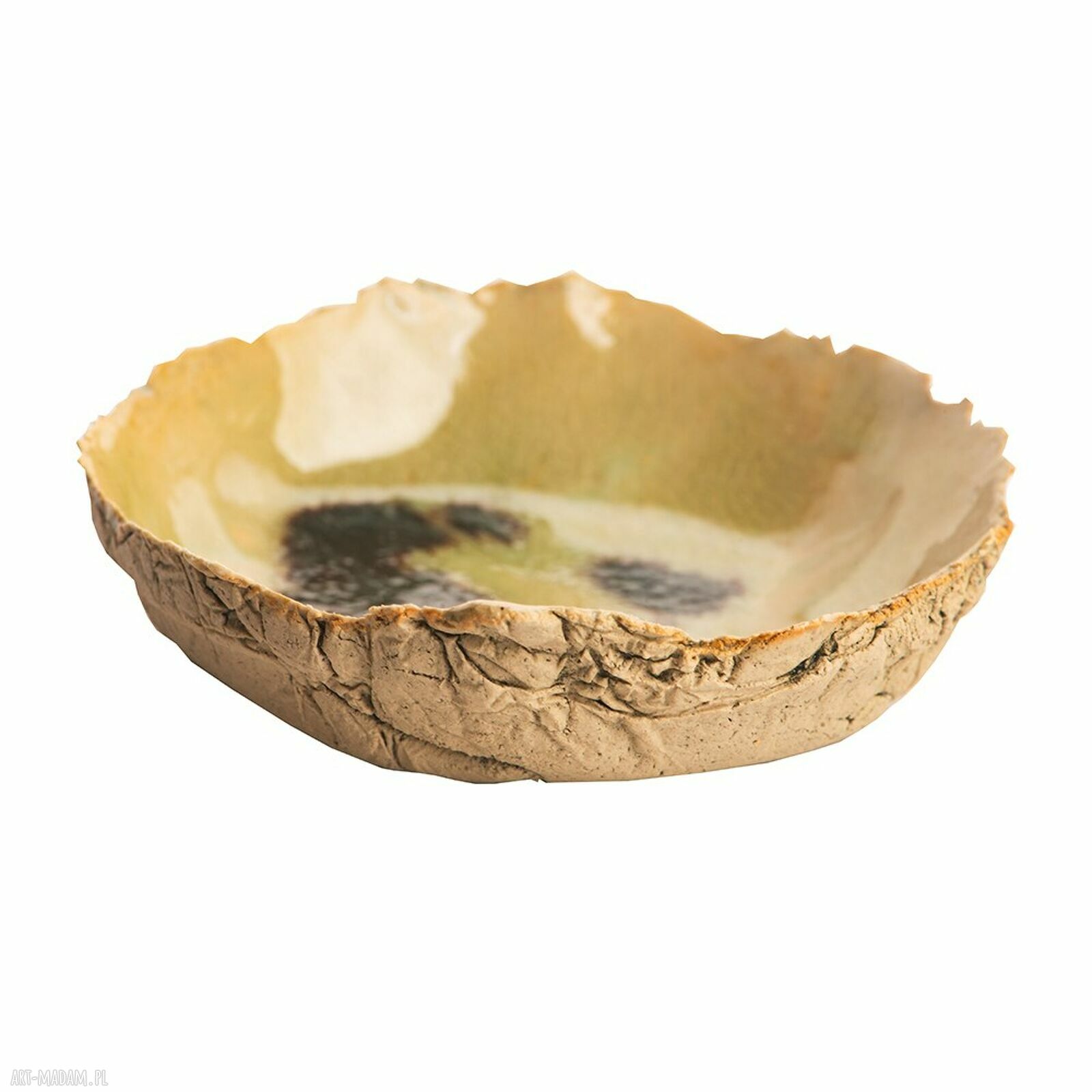 Niewielki talerzyk ceramiczny - ręcznie robiony podarek