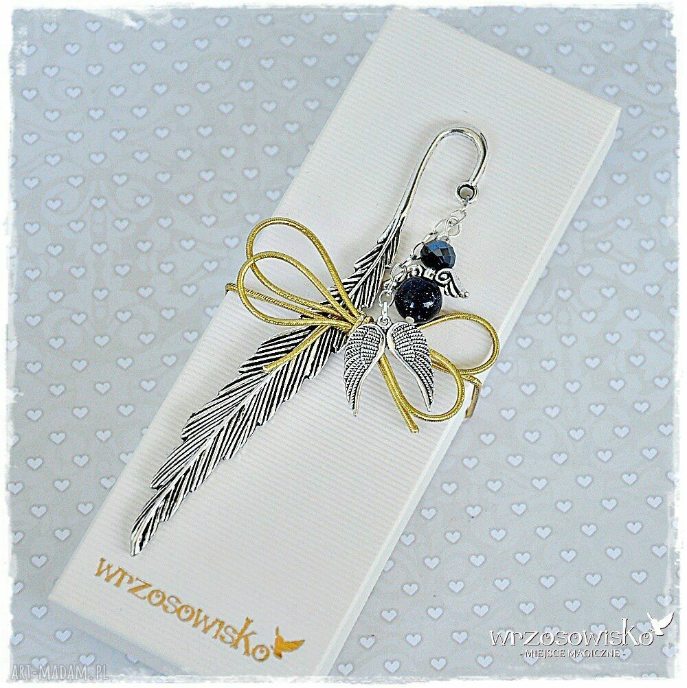 Nocny Anioł zakładka HandMade