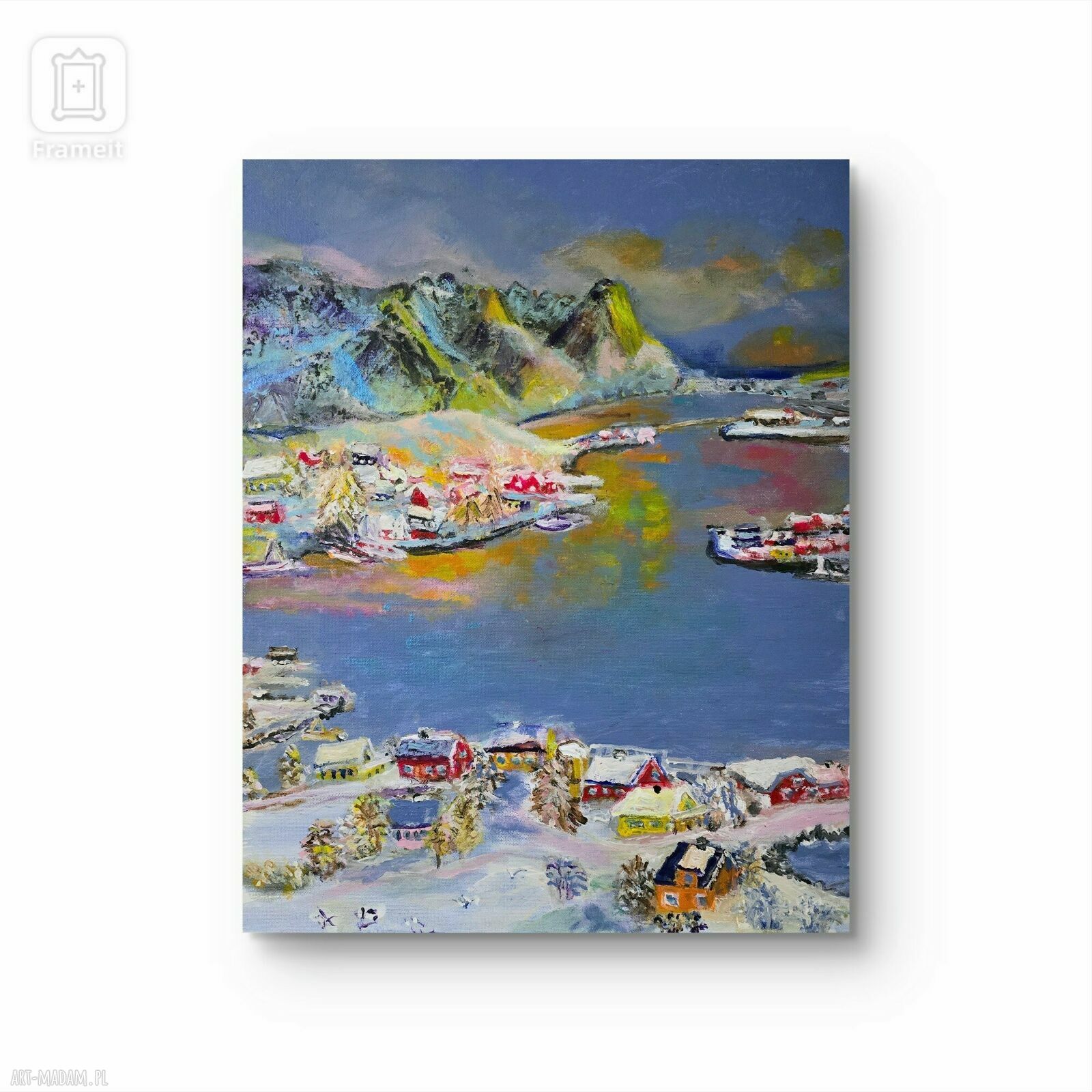 Obraz Norwegia na płótnie 40x50x1 cm - pejzaż