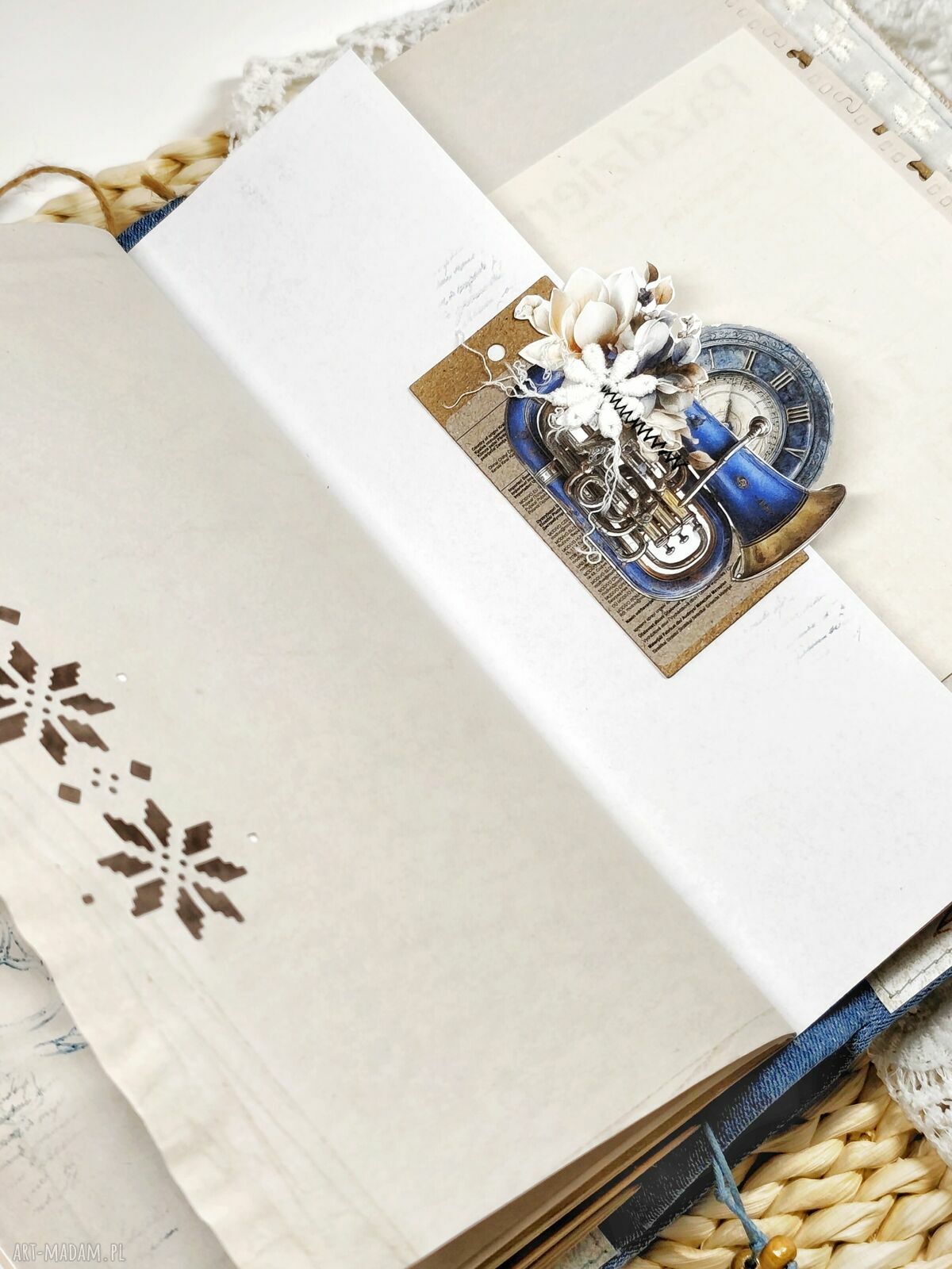 Notes junk journal A5 "Akwarela" - zapiski, zdjęcia i wspomnienia