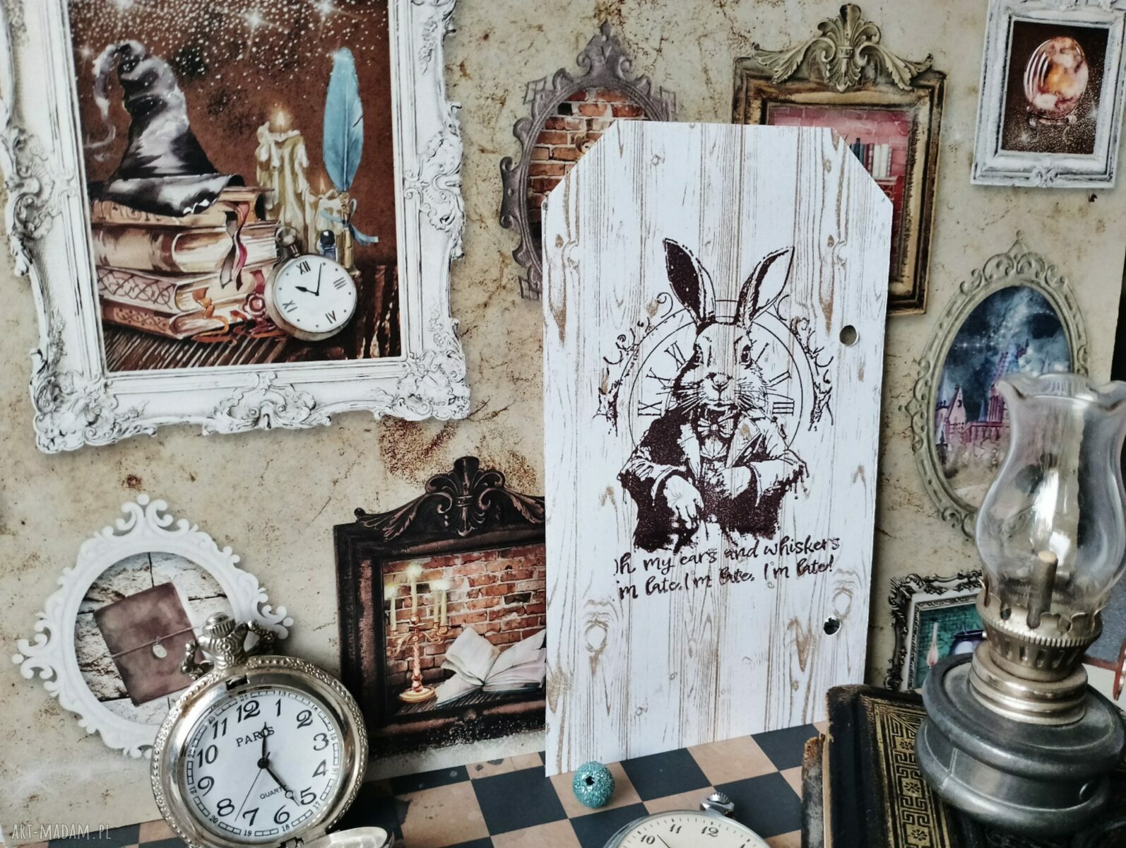 Notes A5 Alicja w krainie czarów - ręcznie robiony pamiętnik scrapbooking