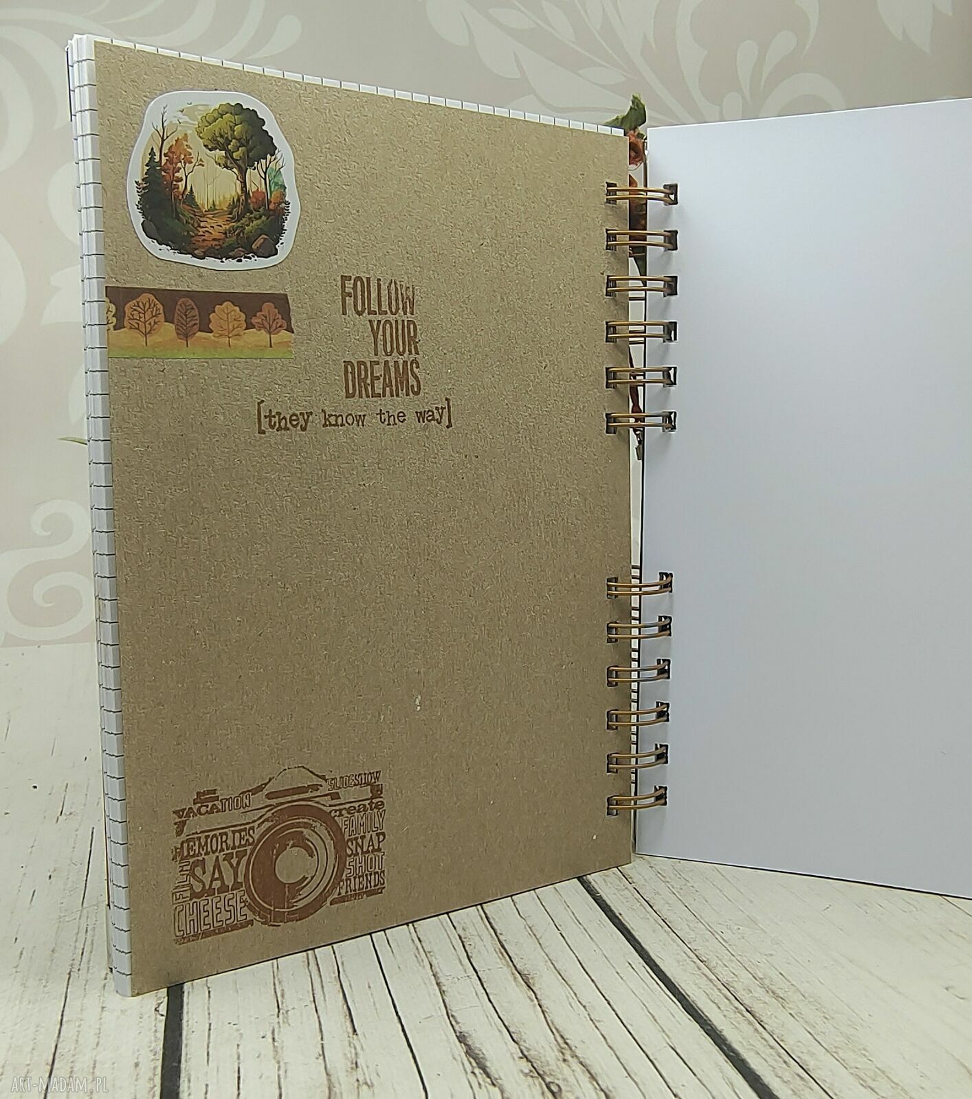 Notes podróżniczy A5 - caravaning (N114) - wspomnienia z wypraw