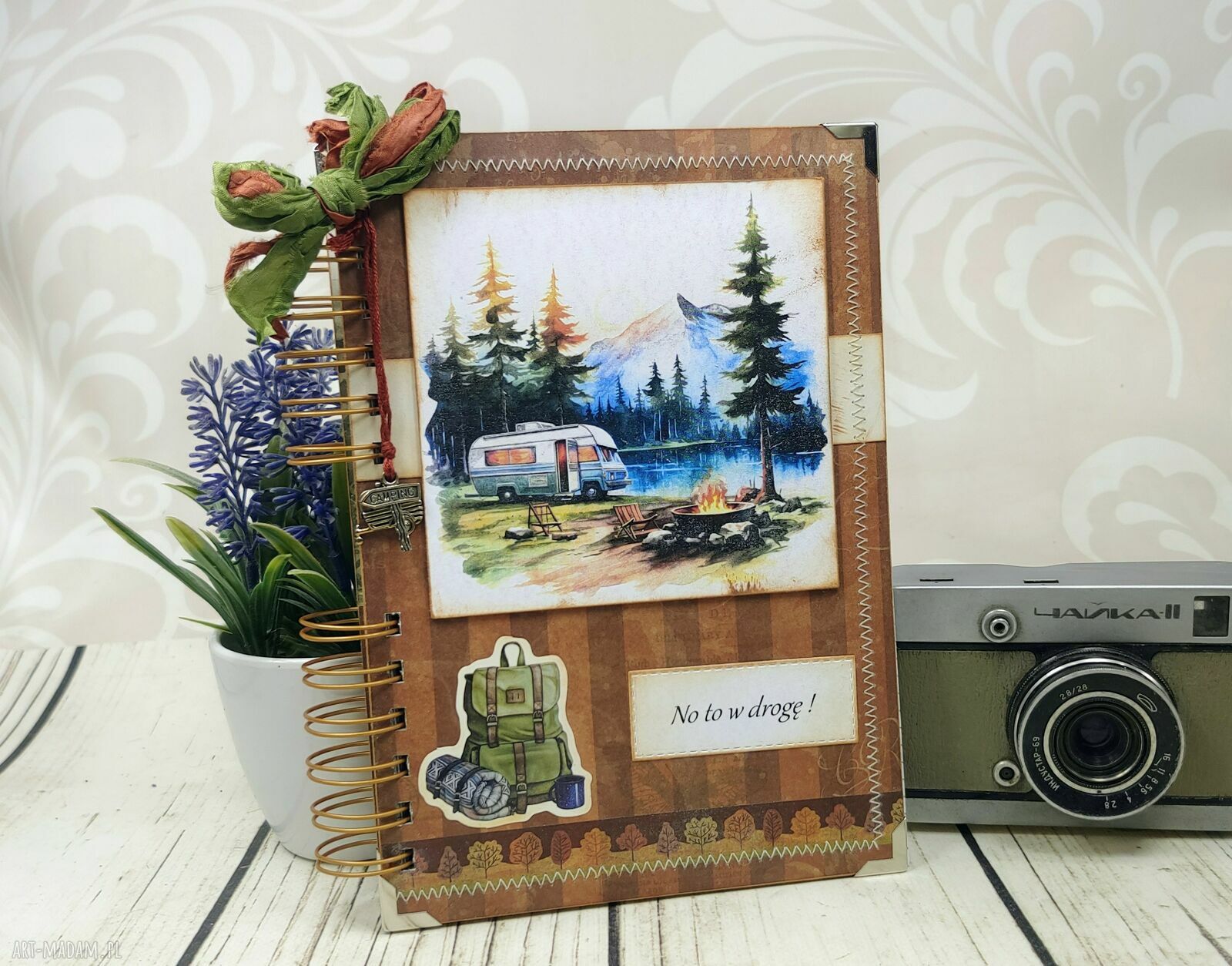 Notes podróżniczy A5 - caravaning N114 - wspomnienia z wypraw