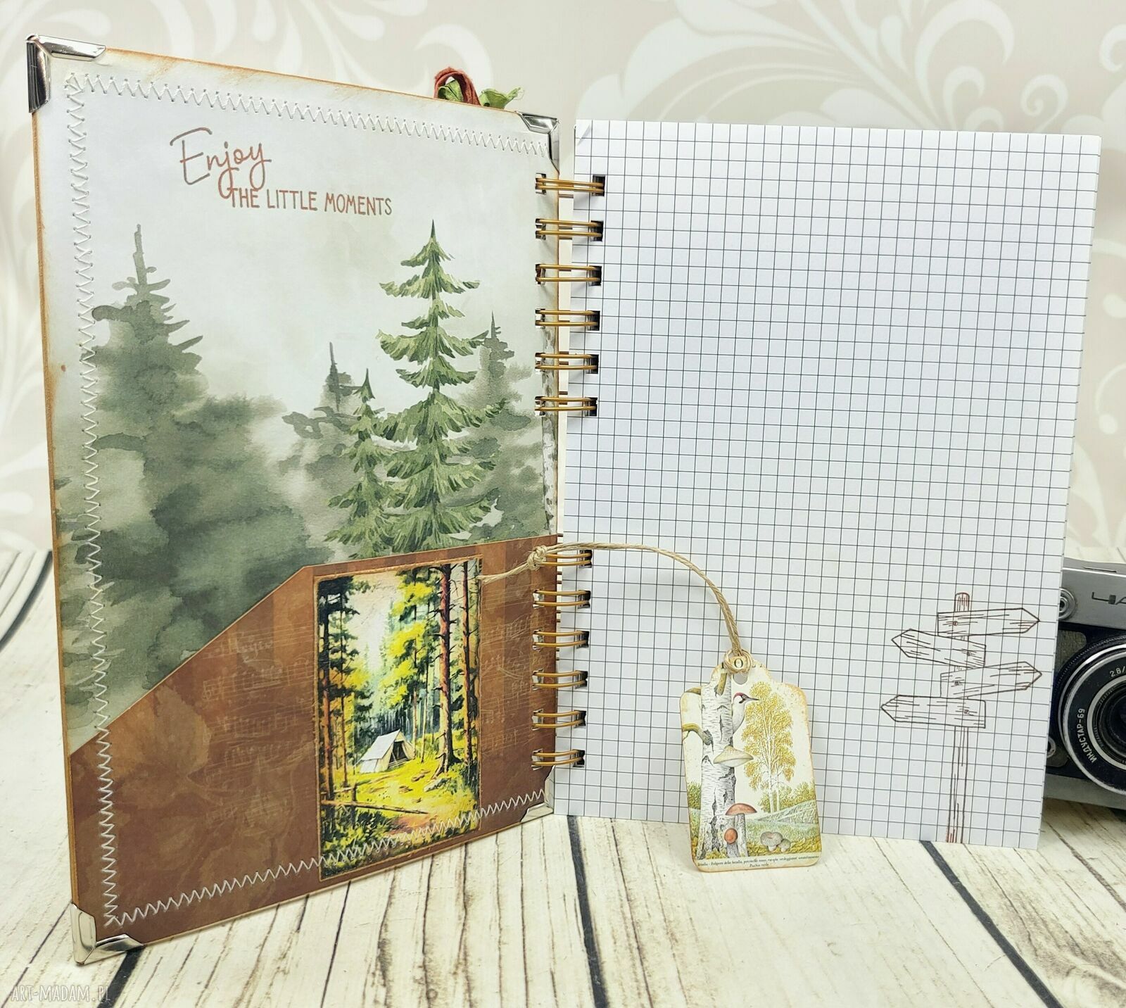 Notes podróżniczy A5 - caravaning (N114) - wspomnienia z wypraw